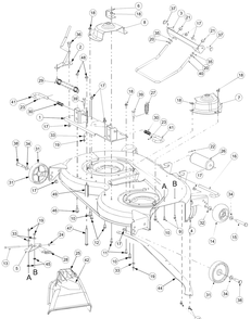 Part Location Diagram of 703-3237 MTD Cover-belt -need color